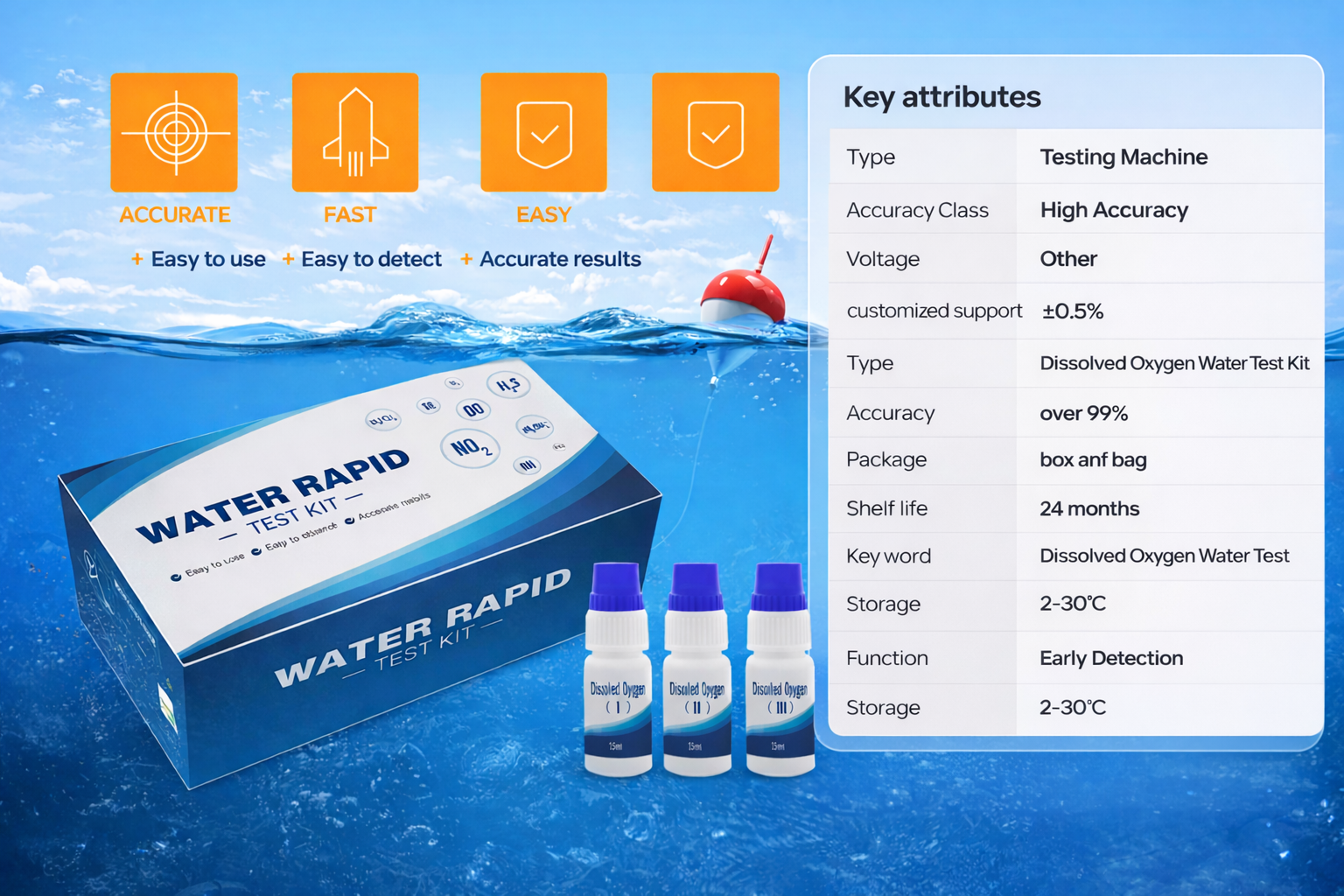 Dissolved Oxygen Test Kit