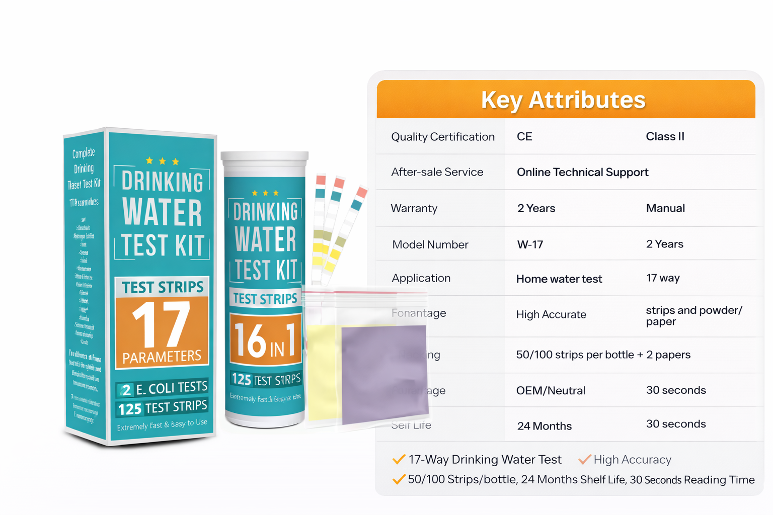 17-Parameter Drinking Water Test Kit